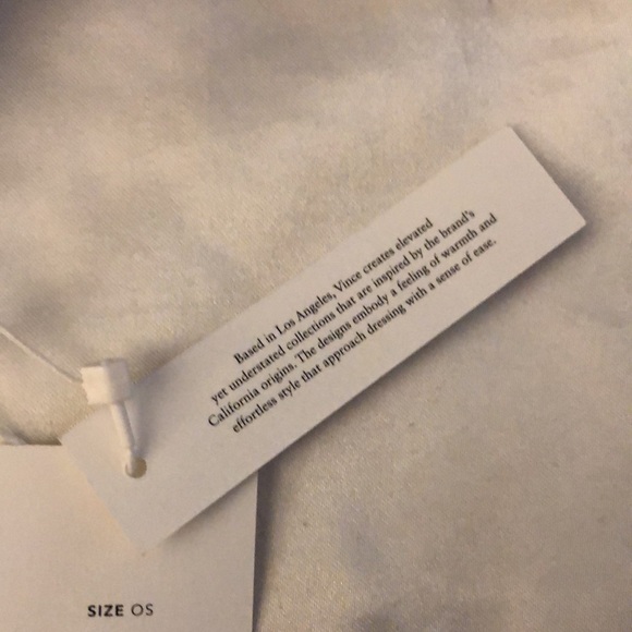 Vince Shaker Stitch Knit Beanie 90% Wool & 10% Cashmere Color 528 CUR OS NWT - Picture 11 of 15